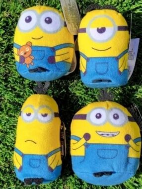 Minions Stuffed Minis The Rise of Gru Cute Set of Four